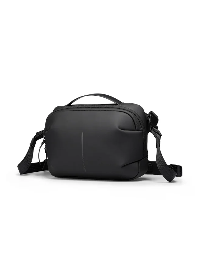MARK RYDEN Mark Ryden MR-303 Crossbody Shoulder Bag for Men – Lightweight PU Water-Resistant Sling Bag with iPad Pocket, Hidden Zipper Compartment &amp; Removable Strap – Compact Travel Organizer (Light Line Series)