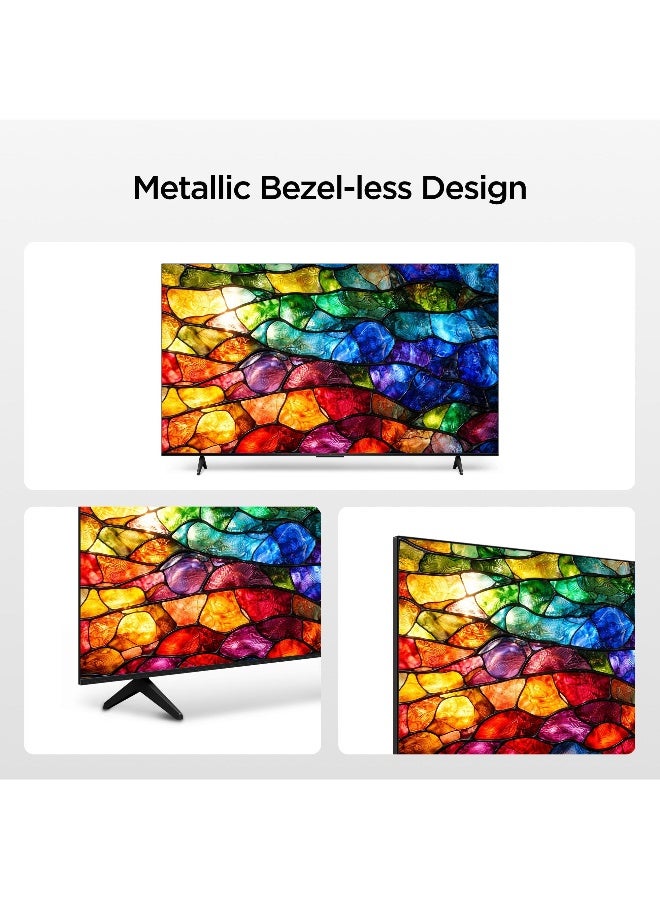 TCL 65-inch P61L 4K HDR Smart TV (2026 Model Google TV - International Version) - 65 Inch UHD TV With AiPQ Processor | Immersive Dolby Audio | HVA Panel | HDR10 | Metallic Bezel-less Design | Game Master UHD 65P61L Black - Image 3