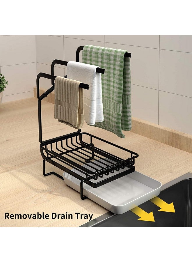Felthouse Countertop Sink Organizer With Accessories | Modern Kitchen Storage Rack & Organizer | Stylish Stand, Stainless Steel, Tiered Shelf (New) - Image 2