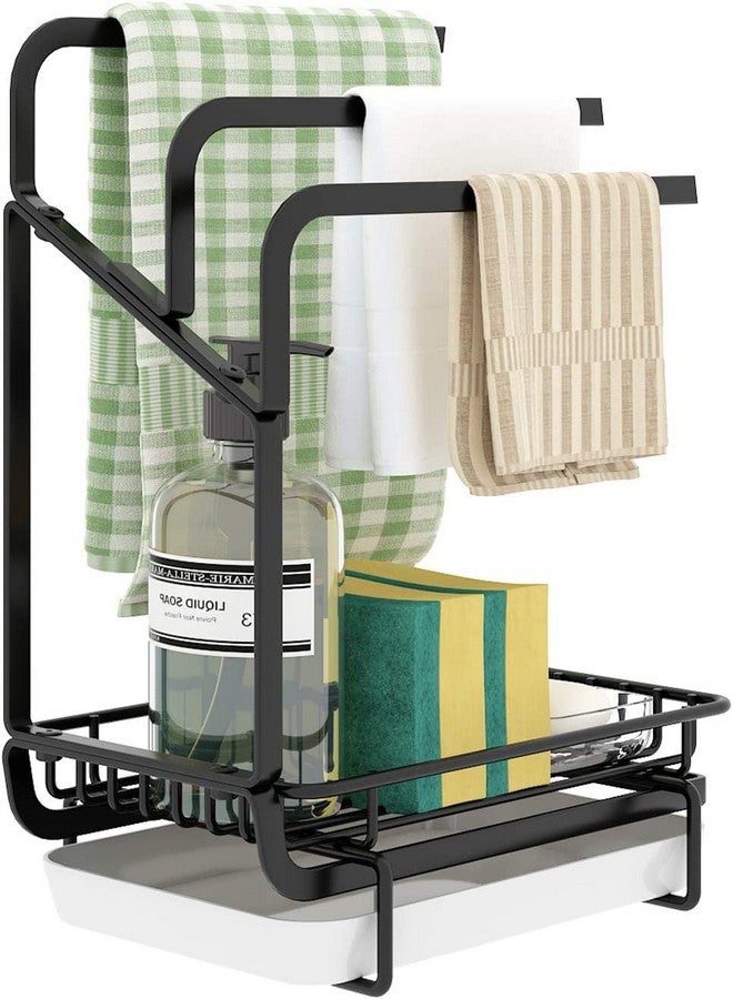 Felthouse Countertop Sink Organizer With Accessories | Modern Kitchen Storage Rack & Organizer | Stylish Stand, Stainless Steel, Tiered Shelf (New) - Image 1