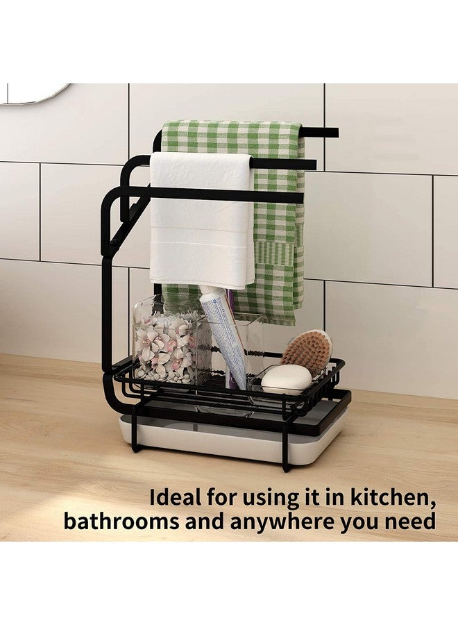 Felthouse Countertop Sink Organizer With Accessories | Modern Kitchen Storage Rack & Organizer | Stylish Stand, Stainless Steel, Tiered Shelf (New) - Image 5