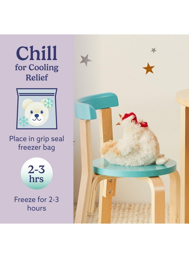 warmies Microwavable & Weighted Stuffed Animals, Chicken - Heated Stuffed Animal Plushie for Warmth & Comfort - Cute Soft Plush Toys for Adults & Children (Boys, Girls, Babies & Toddlers) - Image 5