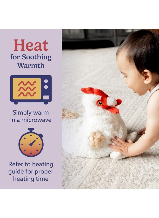 warmies Microwavable & Weighted Stuffed Animals, Chicken - Heated Stuffed Animal Plushie for Warmth & Comfort - Cute Soft Plush Toys for Adults & Children (Boys, Girls, Babies & Toddlers) - Image 4