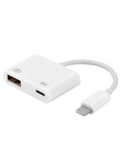 Lightning to USB 3.0 Camera Converter Data Sync Cable For Apple iPhone White