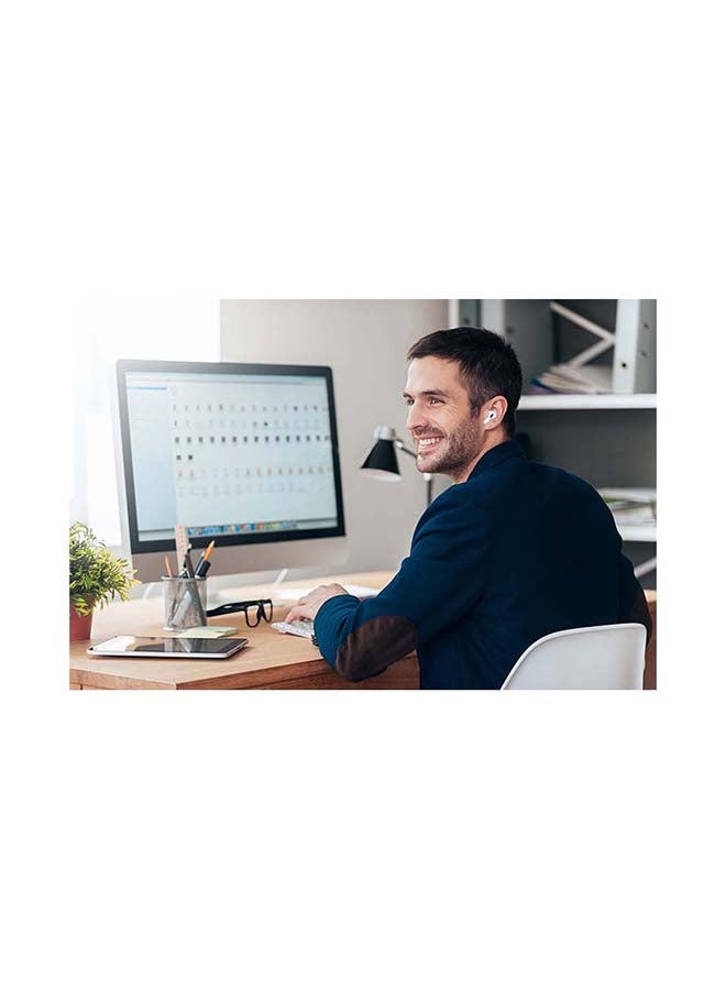 Xcell سماعات أذن لاسلكية Soul 8PRO مع بلوتوث 5.0 سماعات ستيريو داخل الأذن مكالمات أحادية/ثنائية الوضع أحادية/مزدوجة إضافية سماعات أذن 5 ساعات وقت تشغيل متوافقة مع آيفون/سامسونج بيضاء - Image 5