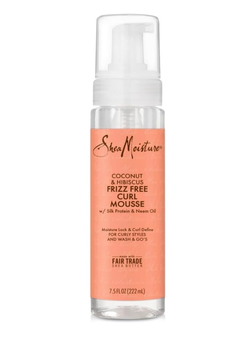 SheaMoister - Foam for wavy hair without frizz with coconut and hibiscus from Shea Moisture 220 ml - Image 1
