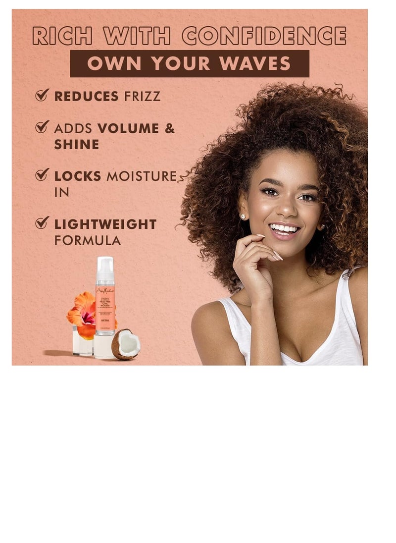 SheaMoister - Foam for wavy hair without frizz with coconut and hibiscus from Shea Moisture 220 ml - Image 1