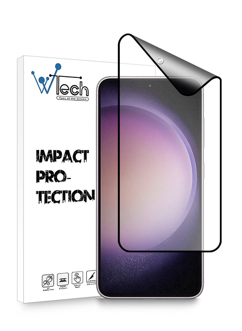 Wtech Nano Ceramic Anti Fingerprint Matte Screen Protector For Samsung Galaxy S23 / Samsung Galaxy S22 Clear/Black - Image 1
