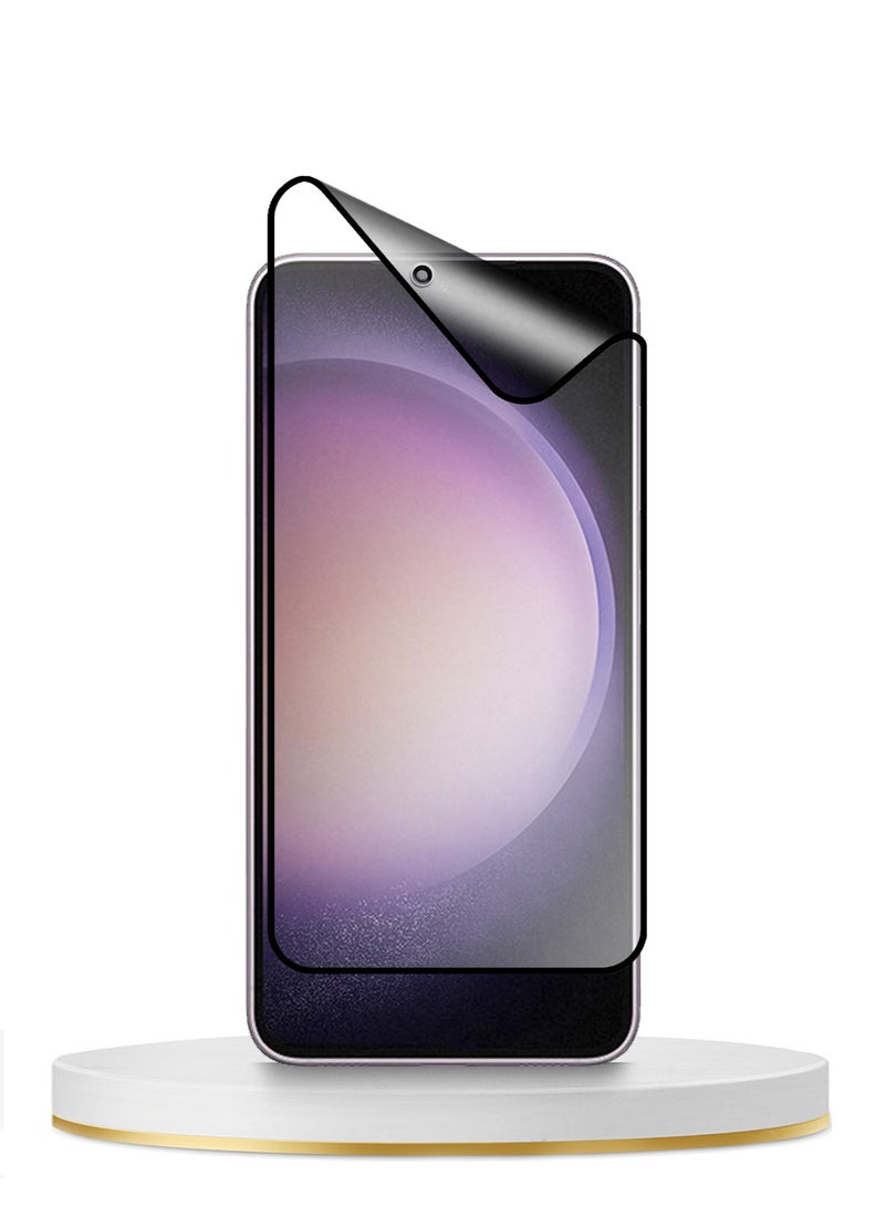 Wtech Nano Ceramic Anti Fingerprint Matte Screen Protector For Samsung Galaxy S23 / Samsung Galaxy S22 Clear/Black - Image 2