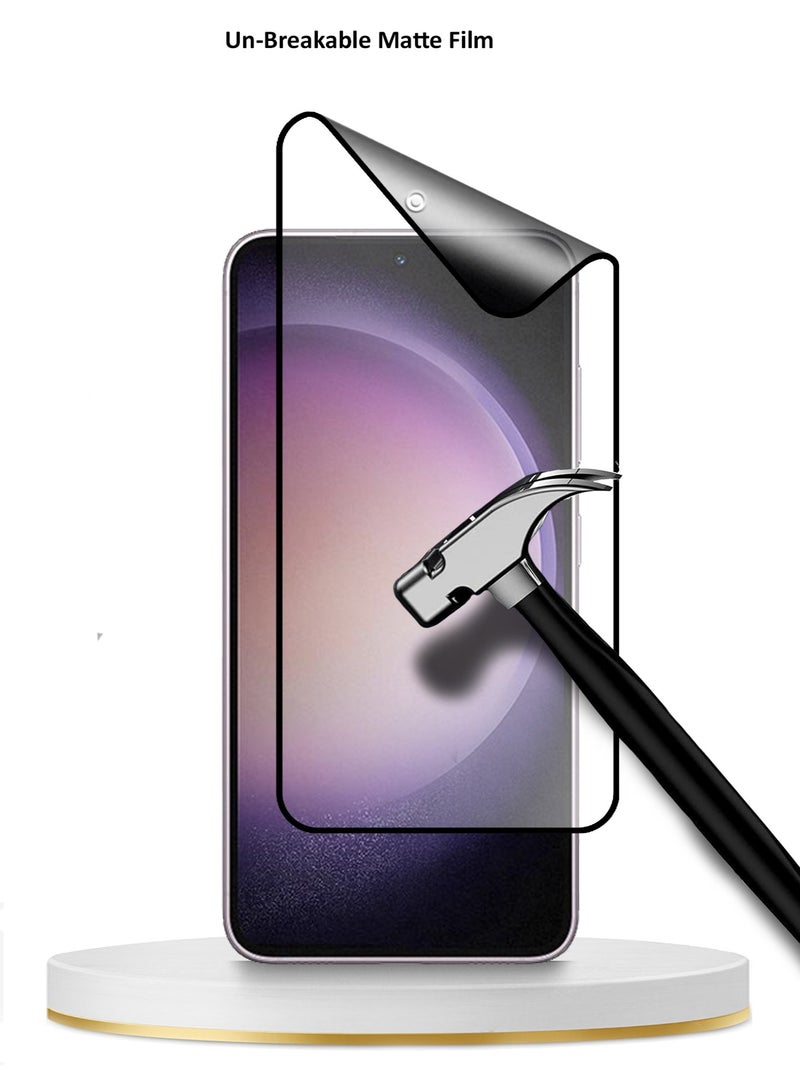 Wtech Nano Ceramic Anti Fingerprint Matte Screen Protector For Samsung Galaxy S23 / Samsung Galaxy S22 Clear/Black - Image 5