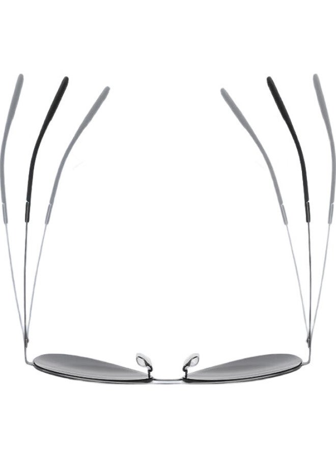 HLA Polarized Sunglasses Classic Aviator Sunglasses Men'S Driving Uv Protection Eyewear Silver - Image 3