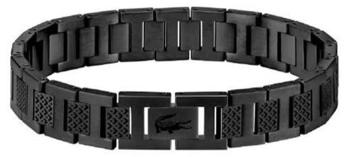 Lacoste Men's STENCIL Collection Link Bracelet in Stainless steel - Image 1