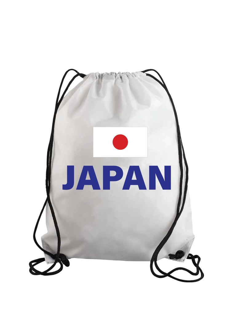 Japan Soccer Drawstring Bag or Backpack Suitable for Adults and Kids and Sports Fans (Design 3)