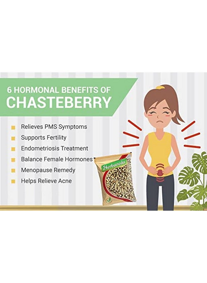 LEANBEING Herbaveda- Chasteberry seeds for tea 1kg | Vitex Agnus-Castus | Monk's pepper |Good for Women - Image 2