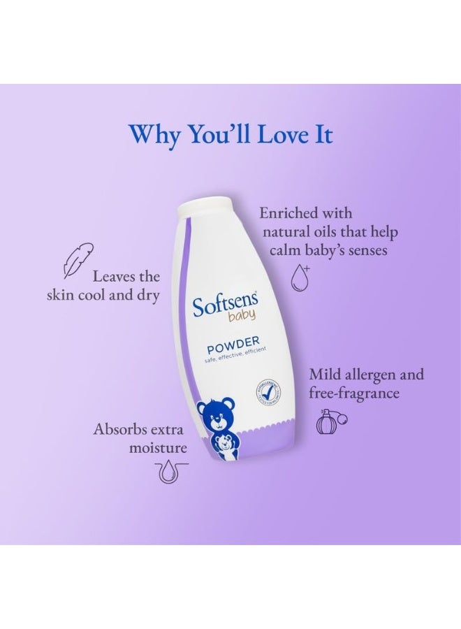 Softsens Baby Powder  200g (Pack of 3 - Image 3