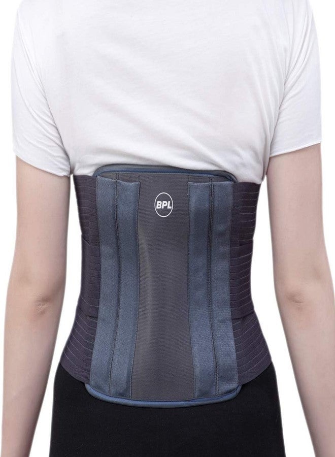 BPL Medical Technologies Orthocare Contoured Adjustable Lumbar Support Pain Relief Orthopedic Sacral Belt Waist Wrap Lower Back Pain Sprain Strain Injury recovery for Men and Women - M - Image 1