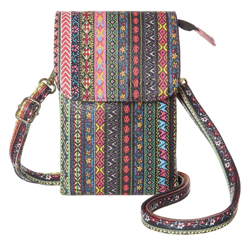 MINICAT Roomy Pockets Small Crossbody Bags Cell Phone Wallet Purses for Women(Upgraded National-Style) - Image 1