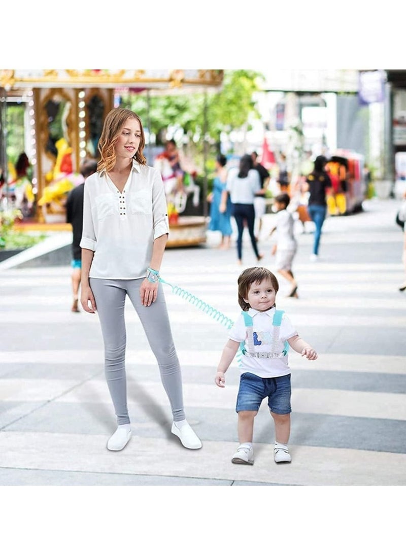 Captaintech Anti Lost Toddler Leash with Backpack Harness Wrist Link for Child Safety Wristband Leash Keep Your Runner Close and Safe in Crowd Public Events Metal Connectors & Rotate 360 Degrees - Image 4