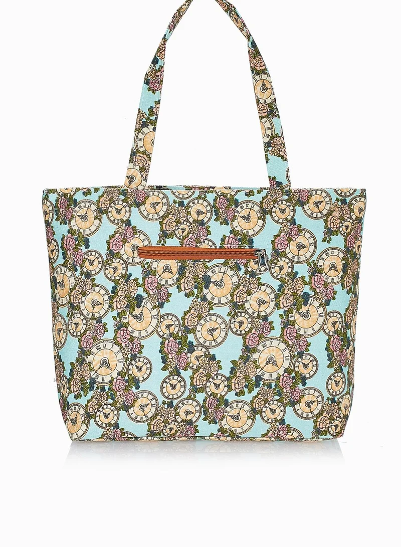Ginger Floral Print Shopper