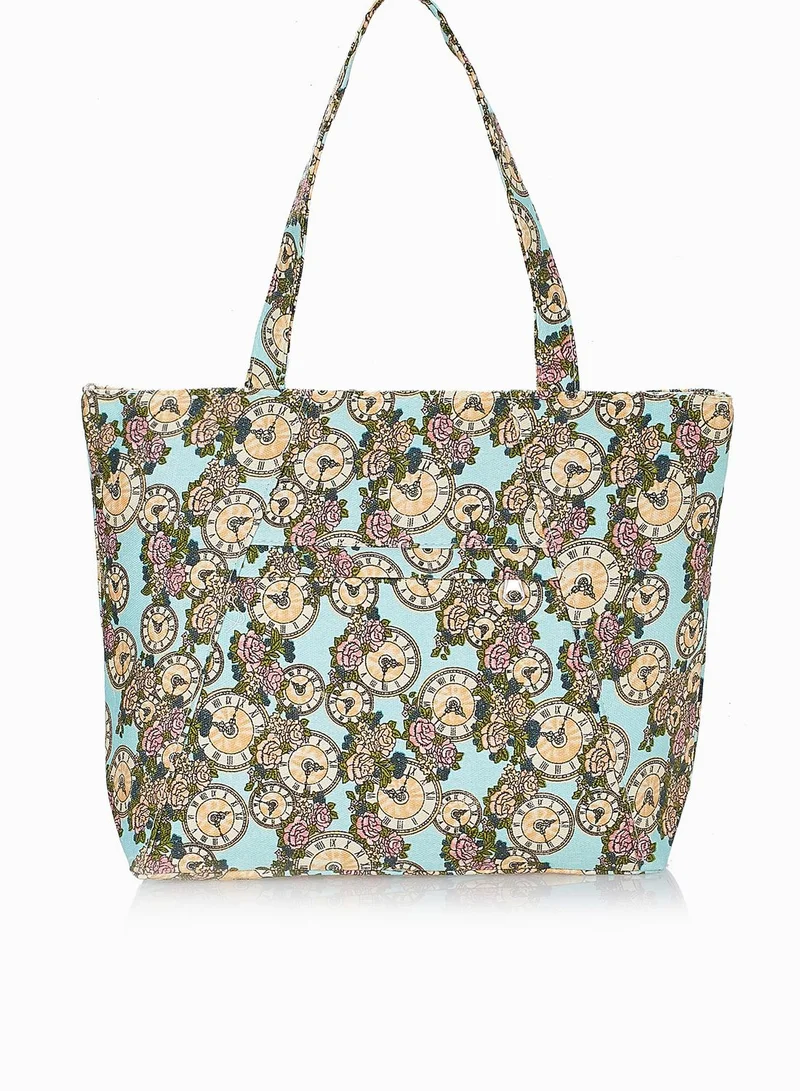 Ginger Floral Print Shopper