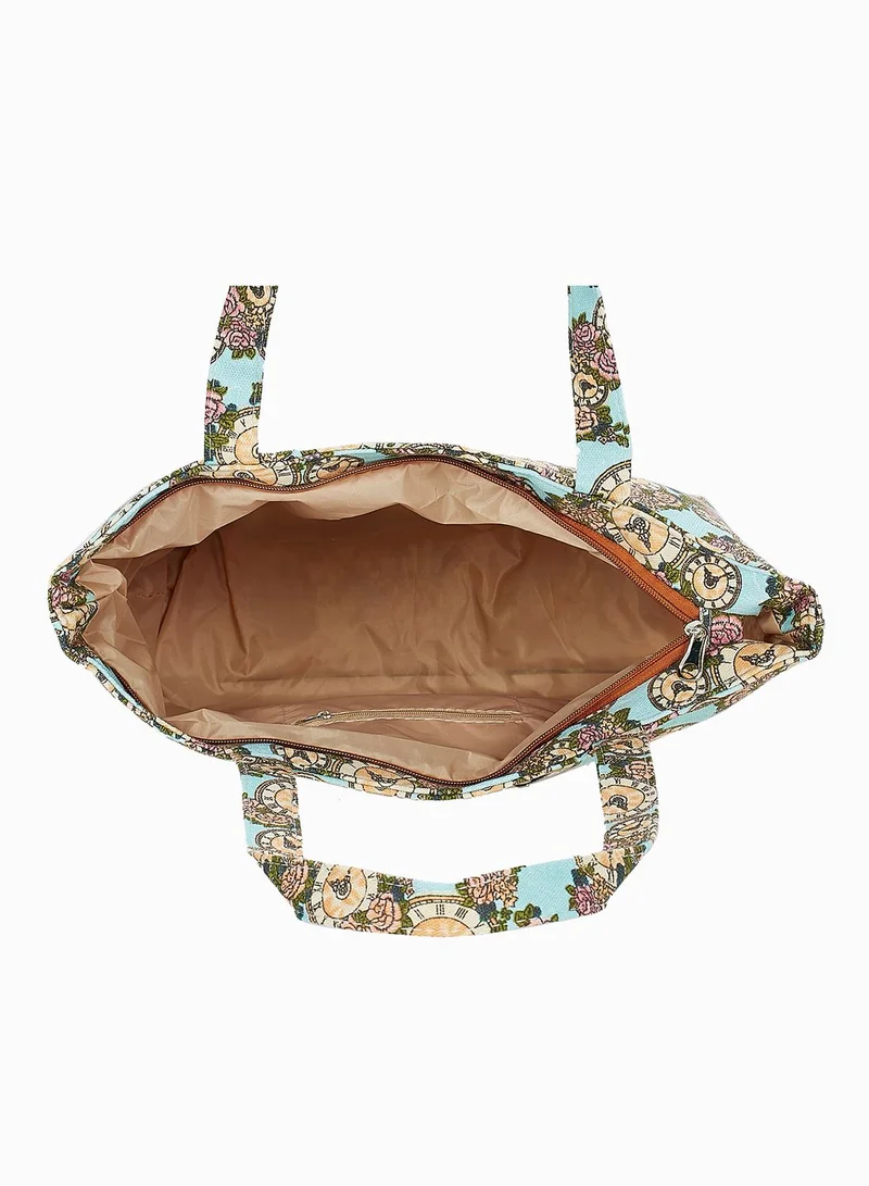 Ginger Floral Print Shopper
