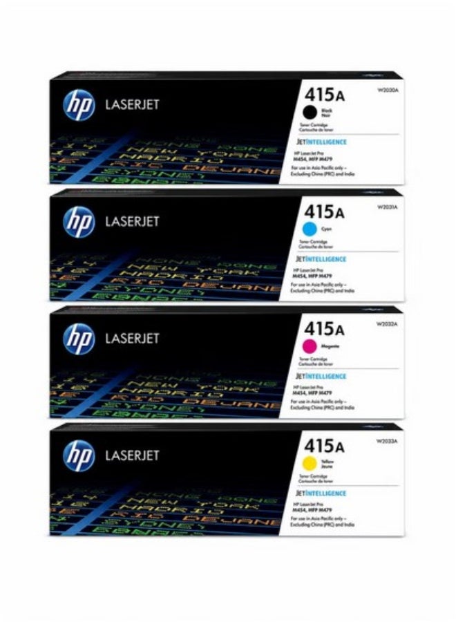 ص خرطوشة حبر HP 415A الأصلية لطابعات LaserJet | متوافقة مع طابعات HP Color LaserJet Pro من سلسلة M454 وM479 | خرطوشة حبر ممتازة لطابعات الليزر - Image 1