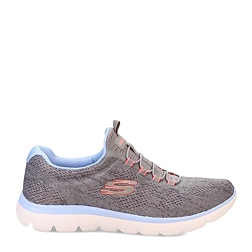 SKECHERS حذاء سنيكرز سكاتشرز للنساء من نوع ساميتس فن فلير، GYMT=رمادي متعدد، 9.5 - Image 3