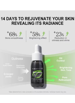 AuQuest Bamboo Charcoal Serum Bamboo Charcoal Serum Control Oil and Detoxify Reduce Acne Blackheads Brightens Skin Improve Oily Skin Issues Bamboo Charcoal Oil Serum Bamboo Charcoal Acne Face Oil 32ml  - Image 5
