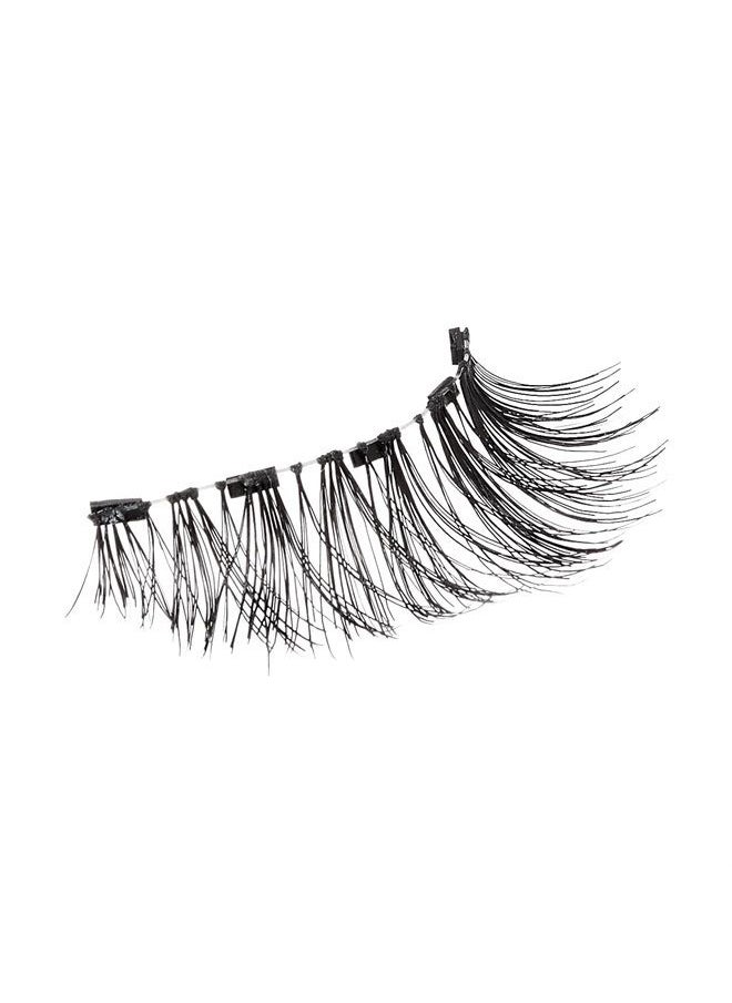 KISS - Magnetic Lashes, Tempt, 1 Pair Synthetic False Eyelashes With 5 Double Strength Magnets, Wind Resistant, Dermatologist Tested Fake Lashes Last Up To 16 Hours, Reusable Up To 15 Times - Image 1