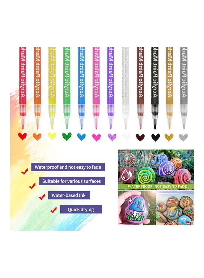 Leto ORiTi 12-Piece Painter Marker Multicolour - Image 5