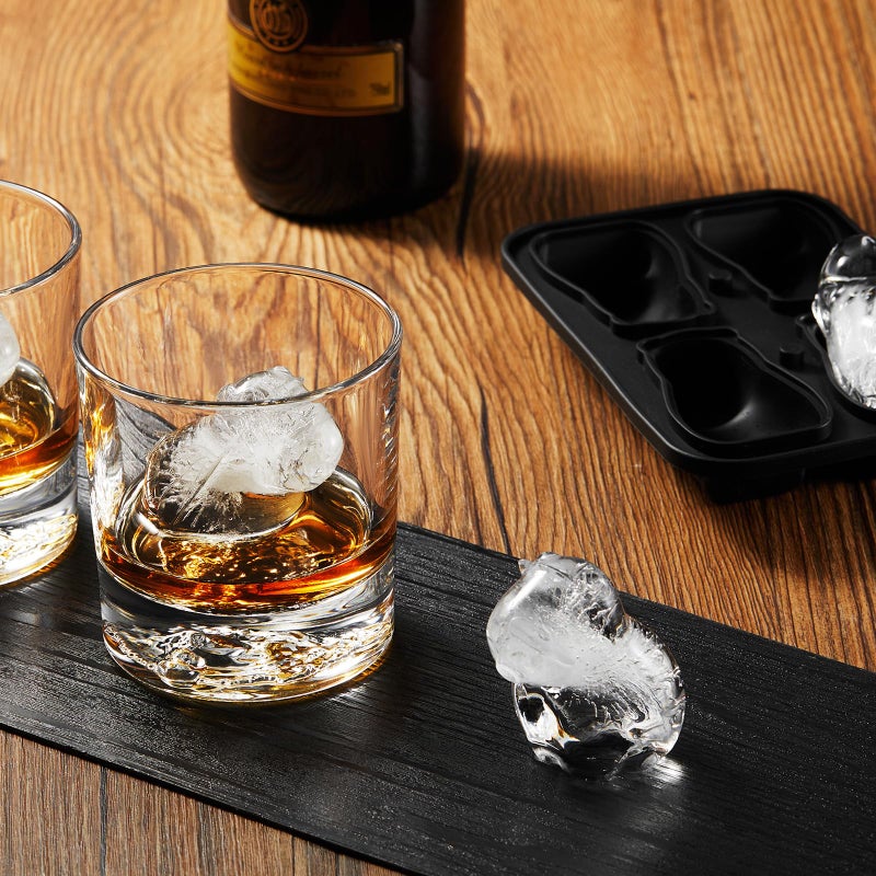 ACOOKEE Capybara Ice Cube Tray Fun Shapes, Odd Novelty Cute Capybara Gifts Stuff, 2.2" Large Silicone Whiskey Ice Mold for Cocktails,Bourbon,Brandy, w/Funne - Image 2