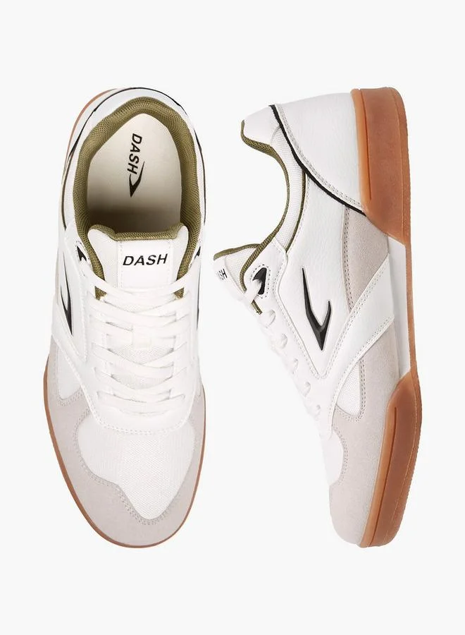 داش Panelled Lace-Up Sports Shoes