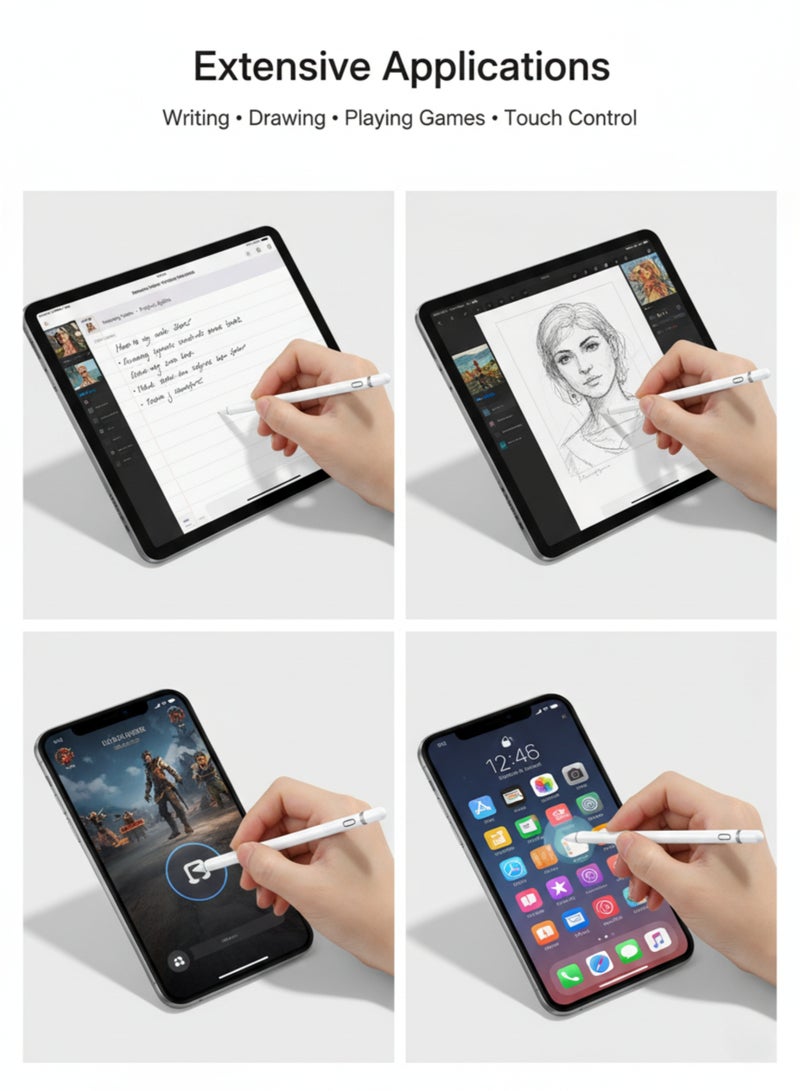 قلم ستايلس عالمي نشط - قلم شاشة لمس لأجهزة iOS وAndroid والأجهزة اللوحية وWindows - Image 3