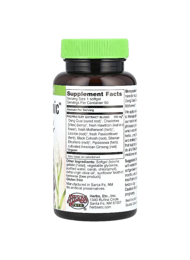 Herbs Etc., Menopautonic™, 60 Softgels (Packaging may vary) - Image 2