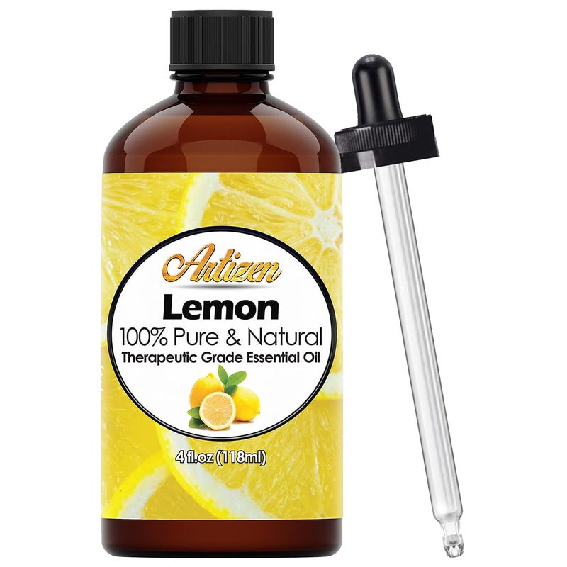 Artizen 4oz Oils Lemon Essential Oil 4 Fluid Ounces