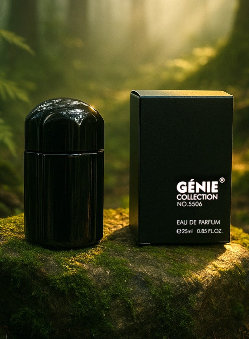 Genie Collection Luxury Men's Perfume Genie Collection No. 5506 | Long Lasting Men’s Perfume with Cardamom, Violet Leaf & Cinnamon Notes, 25ml - Image 3