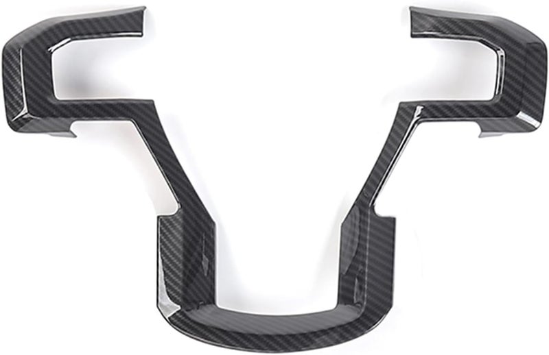 Keptrim for F-150 ABS Carbon Fiber Steering Wheel Cover Trim for 2015 2016 2017 2018 2019 2020 Ford F150, for 2017-2022 F250 F350, for 2018-2021 Ford Expedition - Image 1