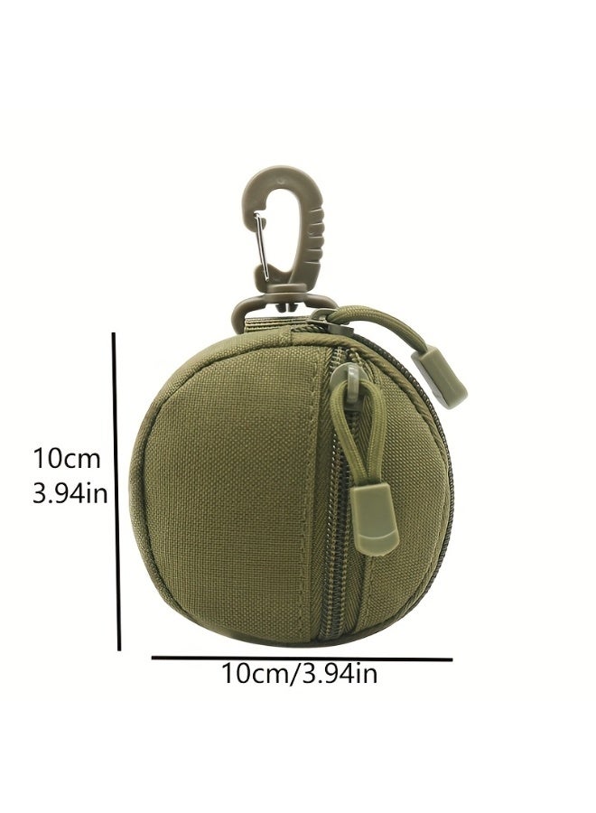 Small Portable Mini EDC Pocket Keychain Pouch with Clip | Durable Hands-Free Wallet, Coin Purse and Wireless Earbuds Storage Case for Travel and Outdoor Use - Image 2