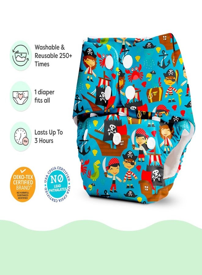 سوبربوتمز حفاضات قماشية متطورة مانعة للتسرب من سوبربوتومز للأطفال، عالية الامتصاص، مصنوعة من القطن بنسبة 100%، عبوة من حفاضتين قابلتين لإعادة الاستخدام وحشوتين داخليتين، قابلة للغسل، مناسبة للأطفال من عمر 3 أشهر إلى 3 سنوات، قابلة للتعديل، تقلل من الطفح الجلدي - Image 5