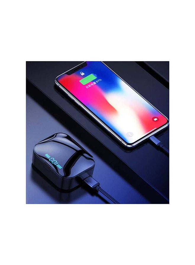 NIBEMINENT Wireless Earphones With 3500mAh Charge Case Black - Image 4