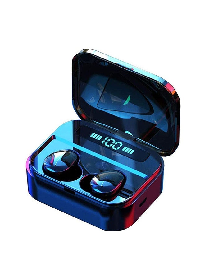 NIBEMINENT Wireless Earphones With 3500mAh Charge Case Black - Image 1