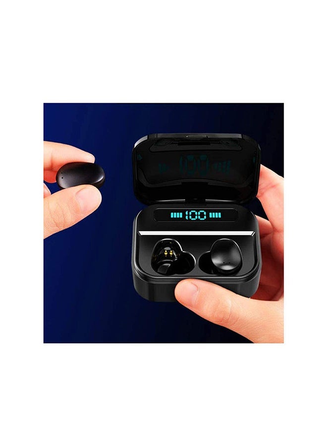 NIBEMINENT Wireless Earphones With 3500mAh Charge Case Black - Image 5