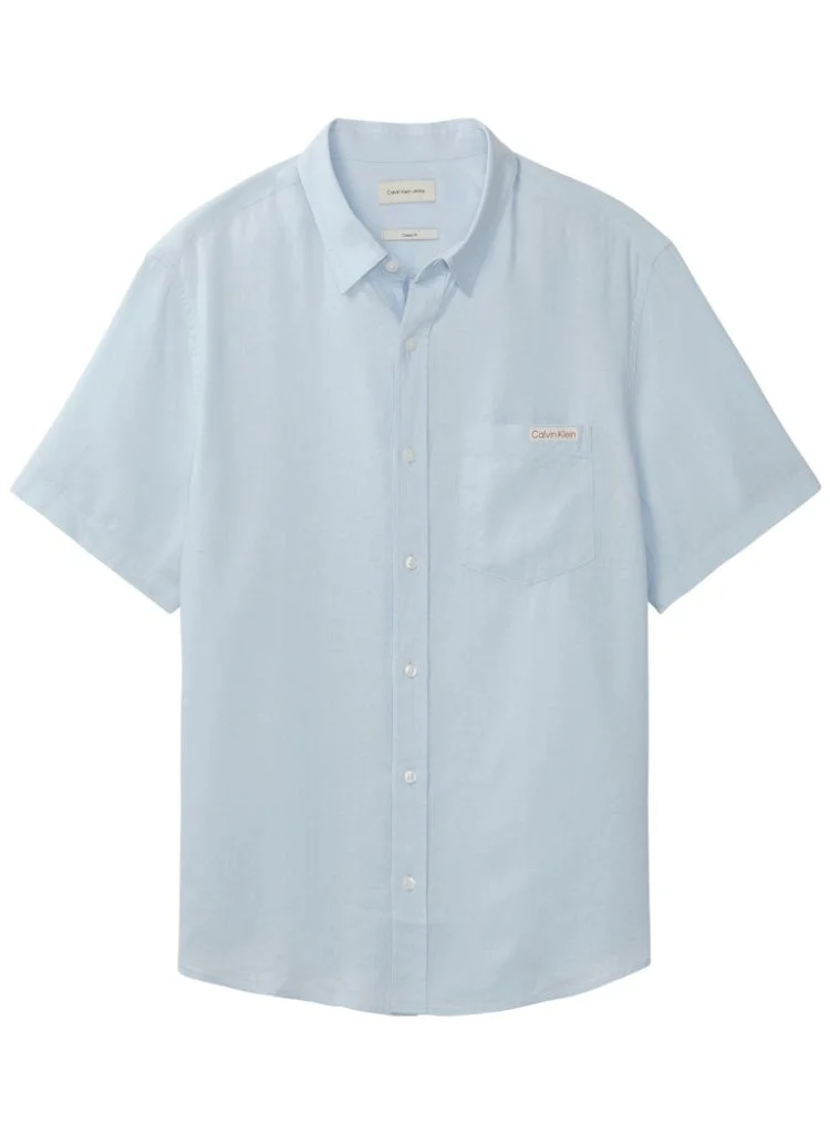 Calvin Klein Jeans Plein Air Casual Linen Shirt for Men | Best Price UAE