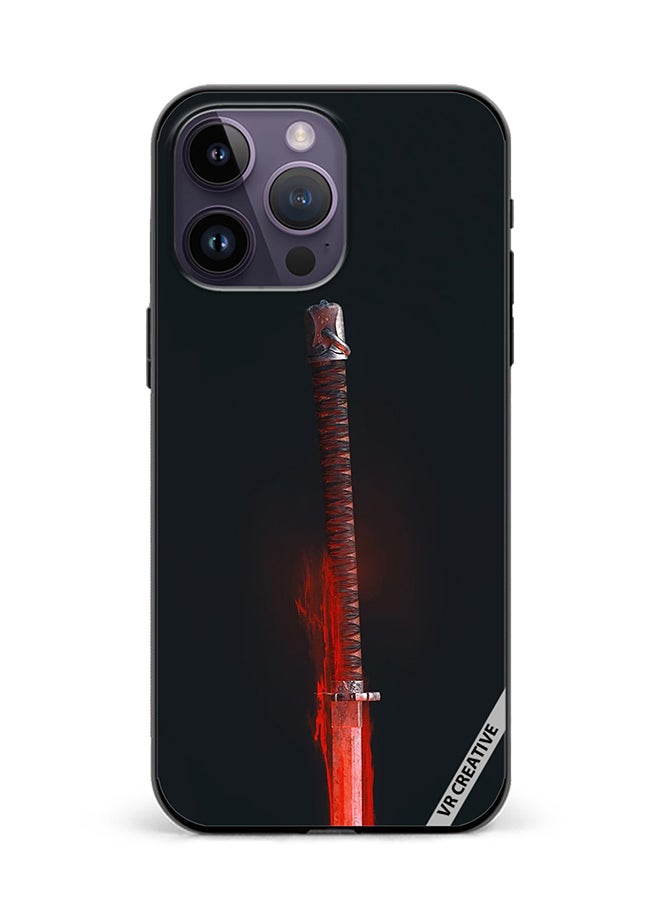 VR CREATIVE Protective Case Cover For Apple iPhone 15 Pro Max The Mortal Blade Design Multicolour - Image 1