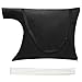 Luxiv Luxiv Blower Leaf Bag 20 X 24 Inches, Black Leaf Blower Replacement Bag Leaf Blower Vacuum Bag with Zipper and Shoulder  - Image 2