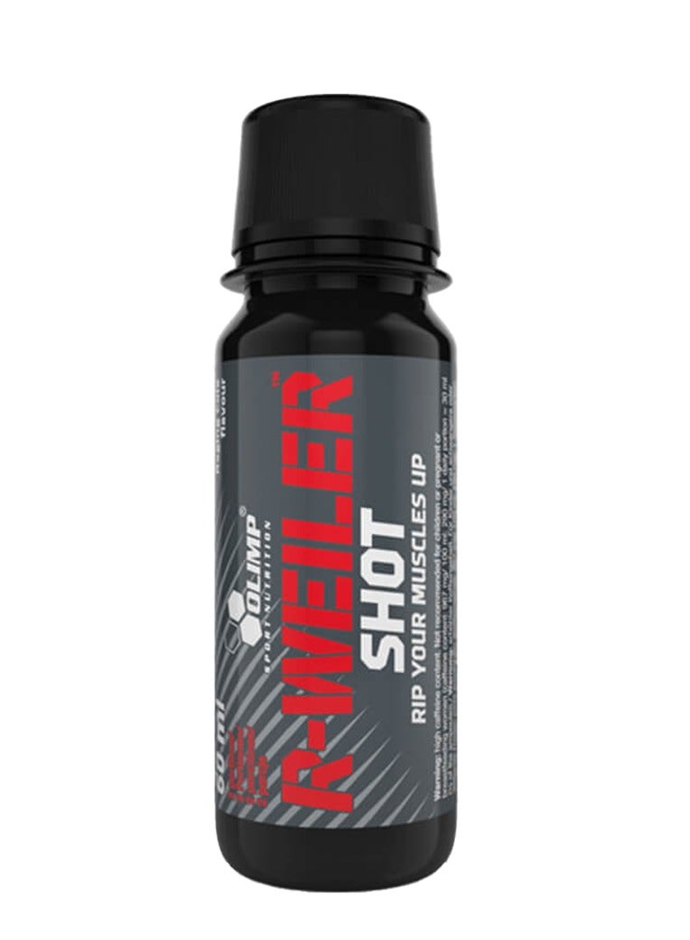 مشروب الطاقة R-Weiler Shot Raging بنكهة الكولا، 60 مل - مشروب طاقة قبل التمرين لزيادة التركيز أثناء التدريب