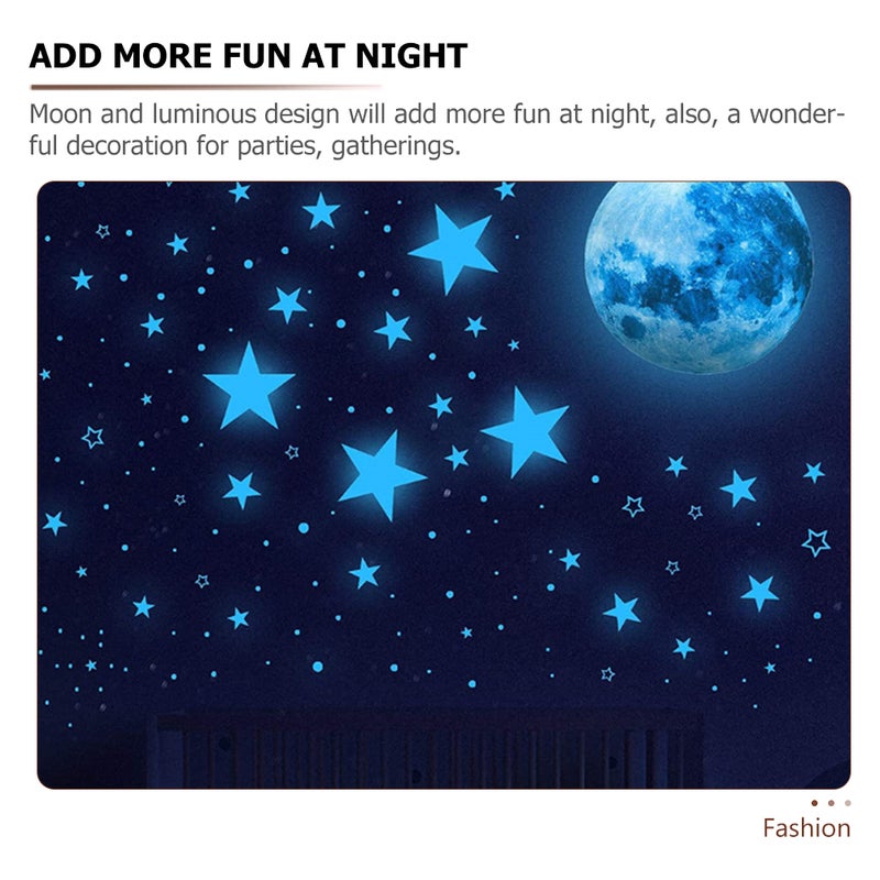 1 Set Glow in The Dark DIY Stickers Removable Planet Wall Decals Decals - Image 5