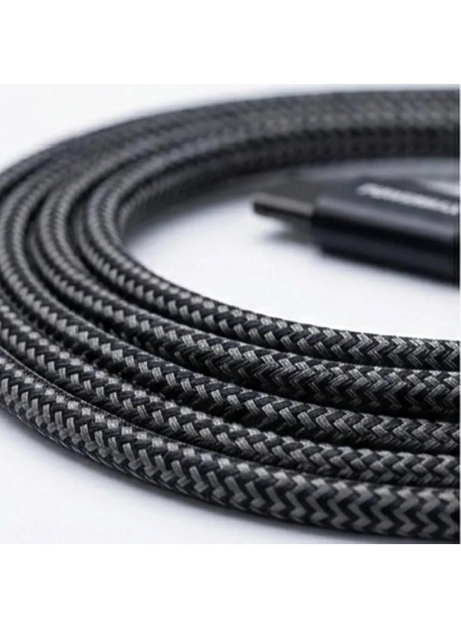 Power Max MX74 1m Fast Type-C Charging Cable, Braided Fabric, Cut Resistant, Fast Data Transfer - Image 4