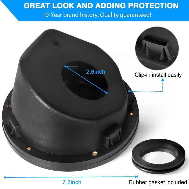 Aukmak Gas Cap Cover for Jeep Wrangler 2018-2025 JL JLU Locking Aluminum Fuel Door Gas Tank Cover for Jeep JL Accessories - Image 4