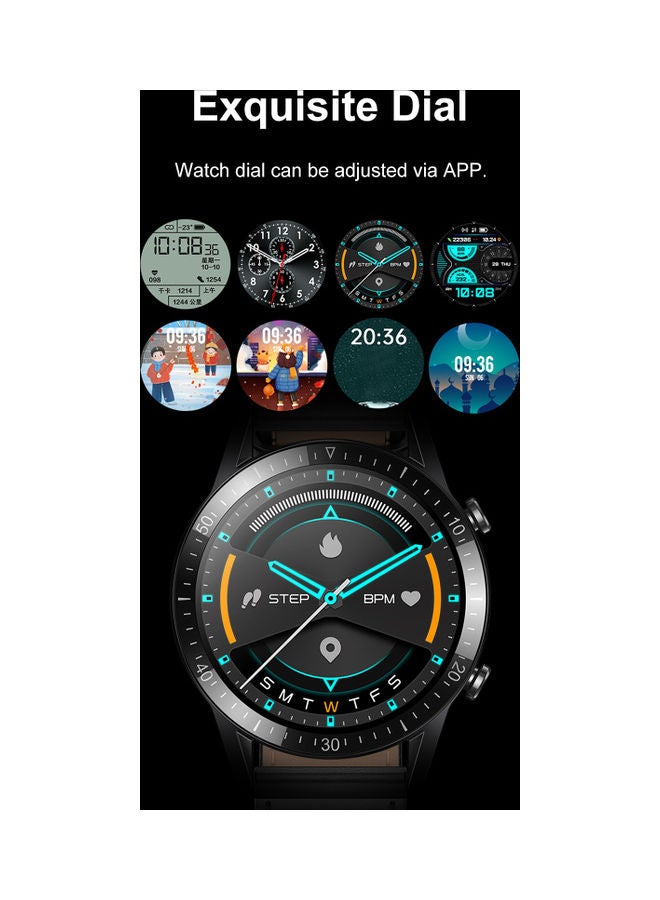 TM02 Waterproof Touch Screen Smart Watch Black - Image 2